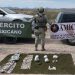 Asegurados dos vehículos, arma de fuego, droga y cartuchos durante operativo conjunto en Sonoyta