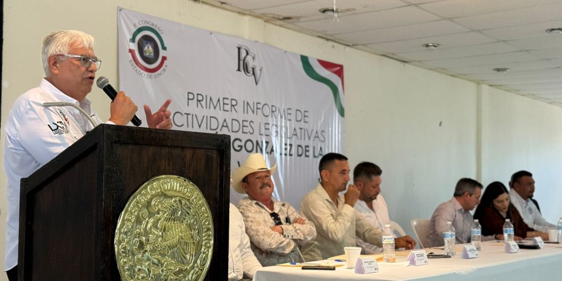 Diputado Raúl González de la Vega rinde su primer informe de actividades legislativas