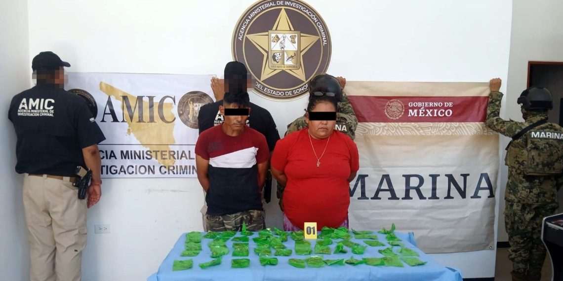 Cateos coordinados en Hermosillo, Cajeme y Guaymas dejan a cinco detenidos y aseguramiento de narcóticos