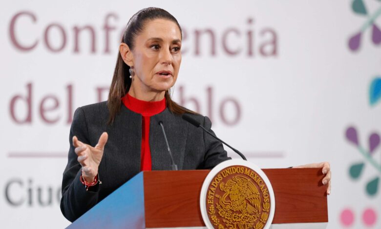 Sheinbaum dice que es “exagerada” la decisión de EU de cerrar frontera para el ganado