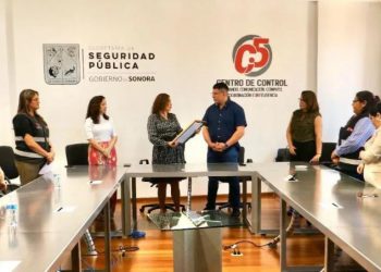 Gobierno de Sonora obtiene certificación por promover espacios libres de violencia en el C5I