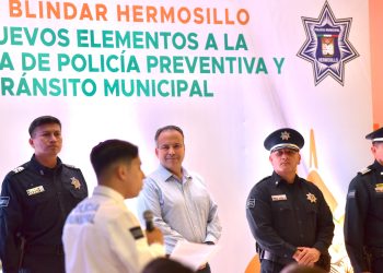 Refuerza Toño Astiazarán acciones en seguridad con nuevos agentes a la Policía Preventiva y Tránsito Municipal