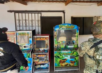 Asegura FGJES máquinas tragamonedas en San Ignacio Río Muerto y Ciudad Obregón
