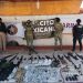 Personal del Ejército Mexicano aseguró un arsenal, droga, vehículos y un inmueble en Cd. Obregón