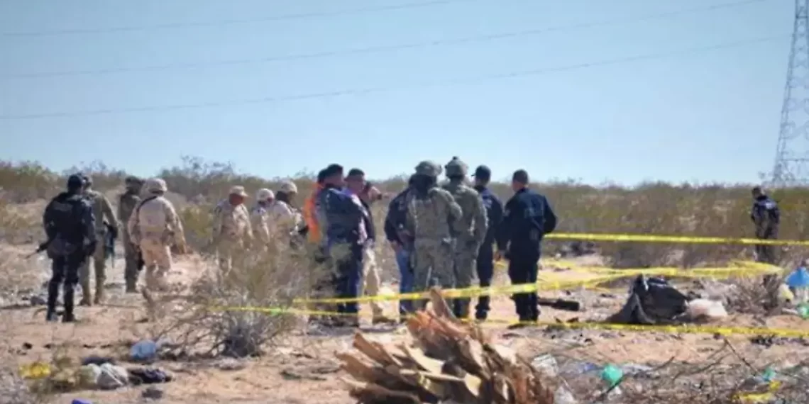 Localizan dos cuerpos enterrados al sur de San Luis Río Colorado
