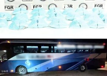 Aseguran 200 mil pastillas de fentanilo en autobús 