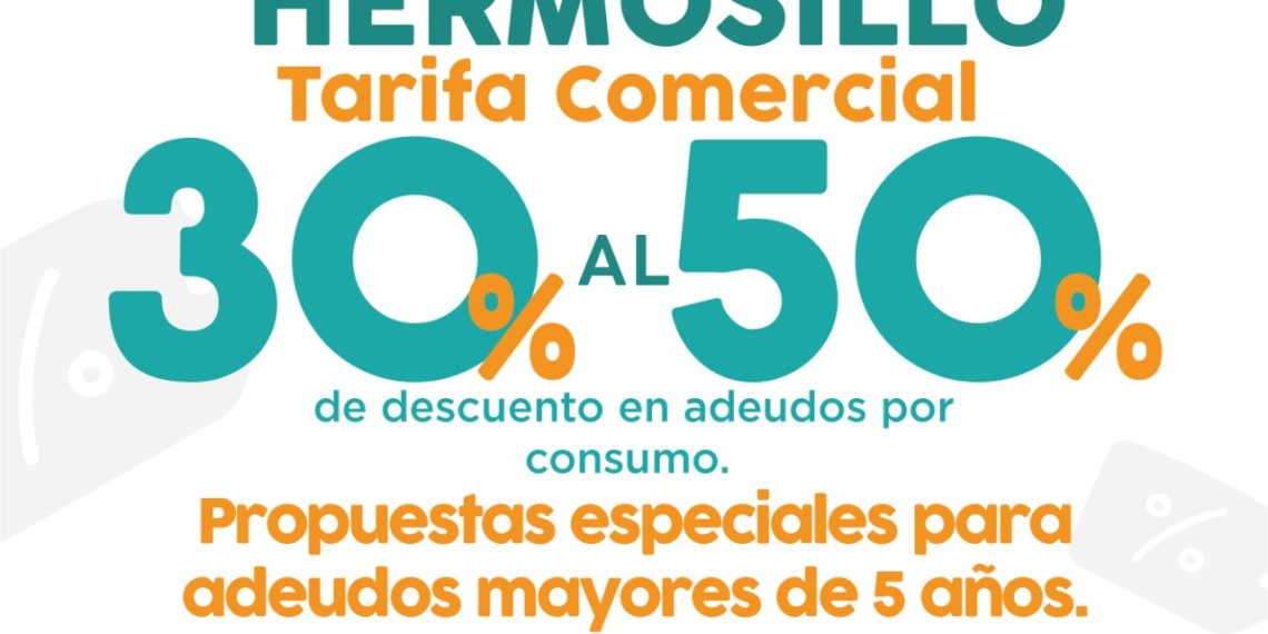 Continúa Agua de Hermosillo Programa de Regularización en vacaciones con tres Jornadas de Descuentos