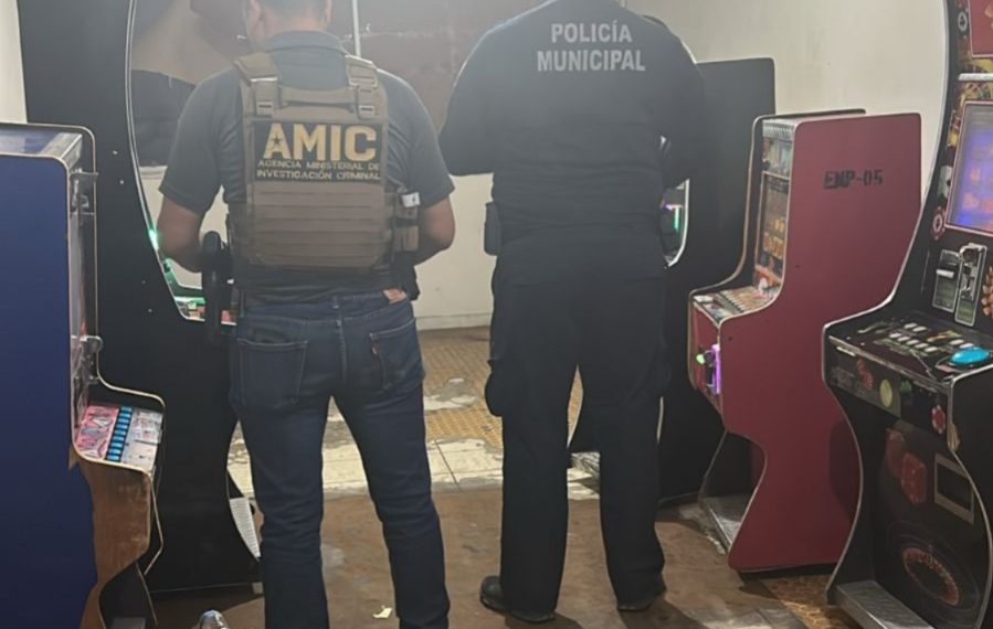 FGJES asegura 20 máquinas tragamonedas en cateos realizados en Hermosillo y Bahía de Kino