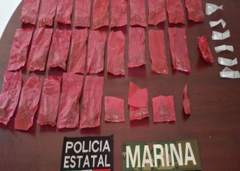 Gobierno de Sonora asegura más de 800 envoltorios con sustancia similar al cristal