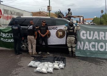 Sujeto es capturado en Santa Ana con armas, droga y vehículo robado en el extranjero