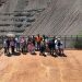Disfrutan familias el arranque del Tour Minero La Colorada