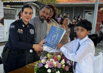 Policías Estatales del Gobierno de Sonora son ejemplo para la niñez