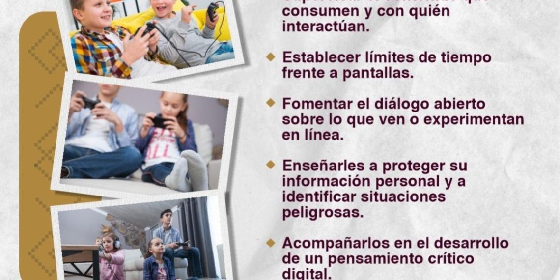 Recomienda Gobierno de Sonora supervisar uso de redes sociales y videojuegos en niñas, niños y adolescentes
