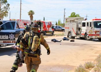 Realiza Gobierno de Sonora Simulacro Binacional 2025 Dinapreq en Agua Prieta