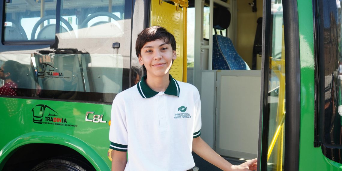 Agradecen a Gobernador Durazo usuarios beneficiados con nuevas unidades de transporte