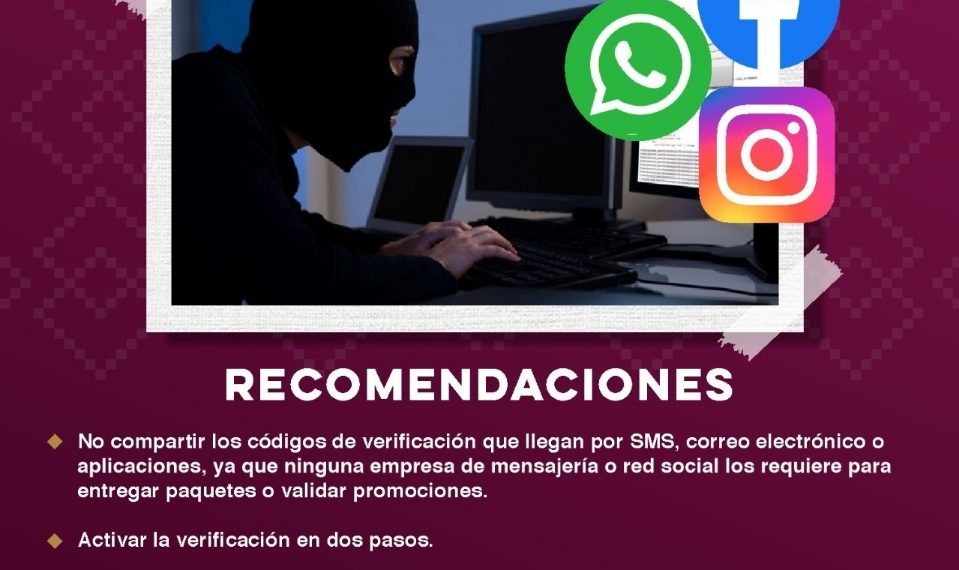 Gobierno de Sonora emite medidas para prevenir robo de cuentas de redes sociales