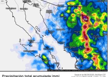 Gobierno de Sonora informa que se espera un fin de semana con altas probabilidades de lluvias