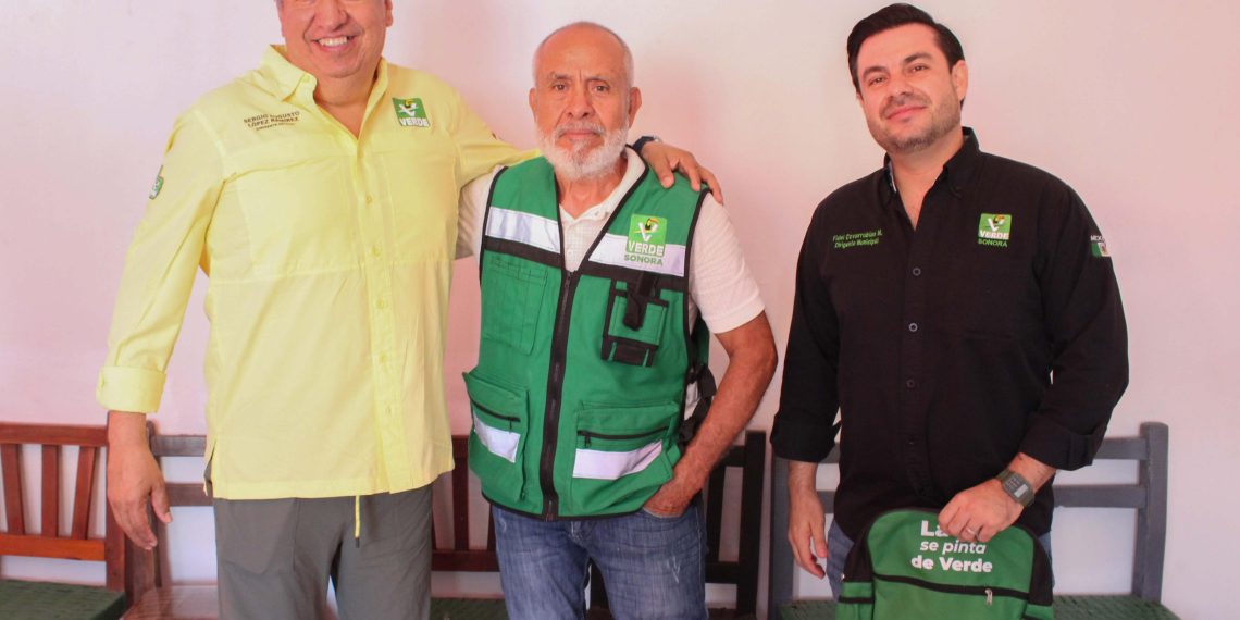 Se suma el regidor Javier Francisco Villaflor Bojórquez al Partido Verde en Guaymas