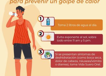 Gobierno de Sonora refuerza llamado a prevenir el golpe de calor y actuar con rapidez ante una emergencia