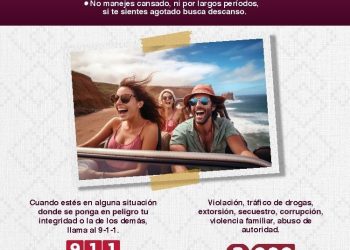 Reitera Gobierno de Sonora recomendaciones para unas vacaciones seguras