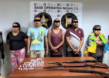 Operativos entre AMIC, SEMAR y DEFENSA captura a personas y aseguran armas, droga y rescatan a menores en Puerto Peñasco y Nogales