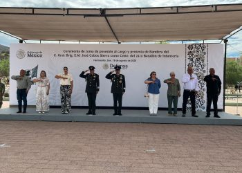 Ceremonia de Posesión del cargo y Protesta de Bandera del C. Gral. Brig. E.M. José Cobos Sierra