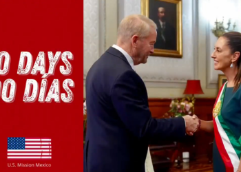 Ronald Jonhson presume logros a 90 días como embajador