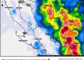 Gobierno de Sonora mantiene aviso por lluvias monzónicas y altas temperaturas