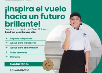 Invita Gobierno de Sonora a participar en la campaña “Apadrina un Águila” de Conalep