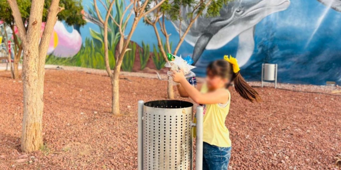 Beneficia Gobierno de Sonora a niñez con parque lineal del Complejo de Seguridad de Guaymas