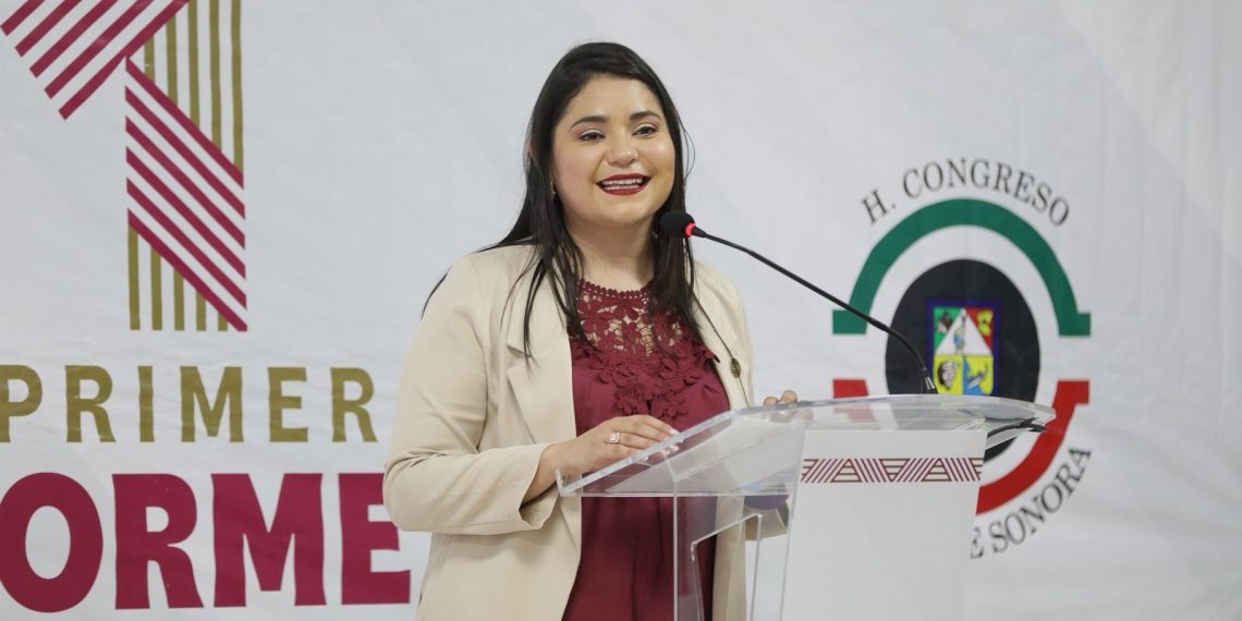 Diputada Deni Gastelum presenta su primer informe legislativo en Cajeme