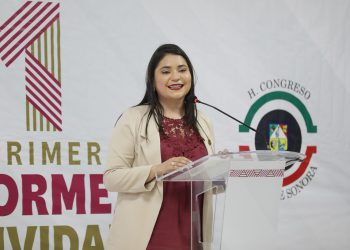 Diputada Deni Gastelum presenta su primer informe legislativo en Cajeme