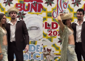 Bad Bunny sorprende a Belinda en Puerto Rico con “Perro negro”