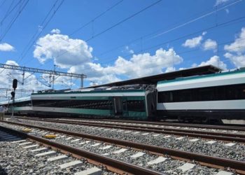 Reportan descarrilamiento de un vagón del Tren Maya en Izamal