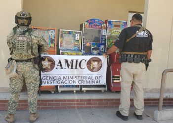 FGJES asegura ocho máquinas tragamonedas en operativos contra el juego ilegal en Cajeme