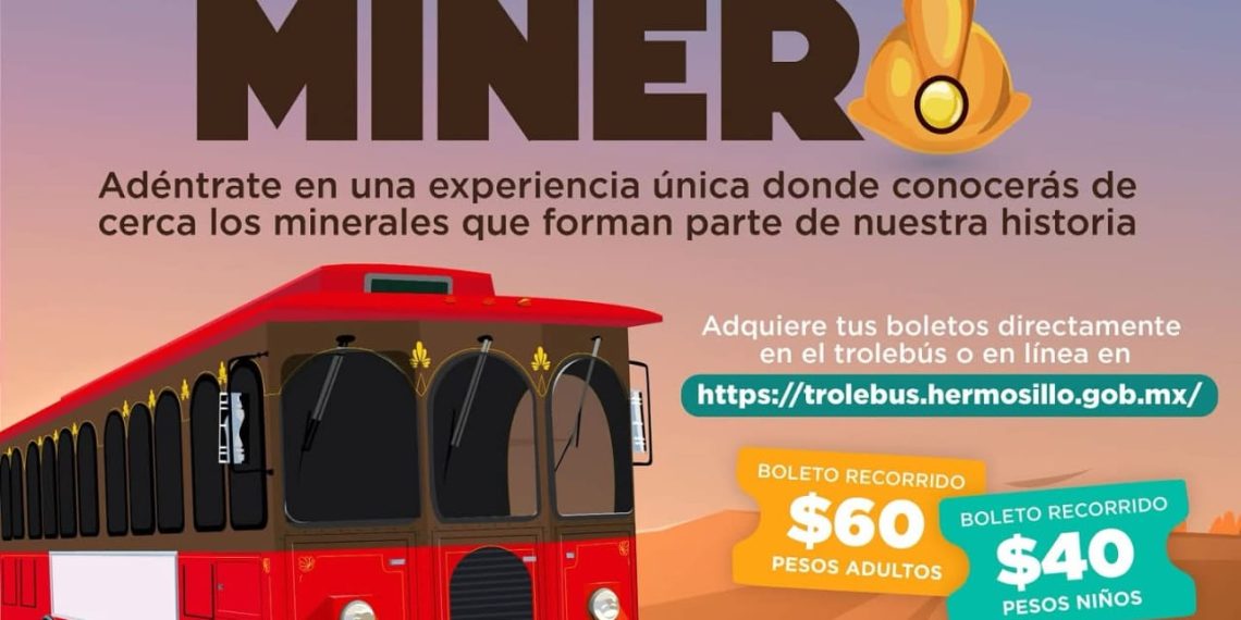 En agosto súbete al Trolebús y descubre las sorpresas del Museo Minero