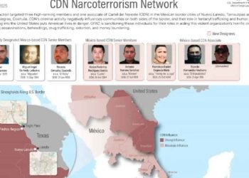 Sanciona EU a tres del Cártel del Noreste y a ‘narcorrapero’