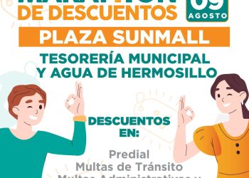 Ofrecerá Ayuntamiento de Hermosillo Doble Maratón de Descuentos este sábado 9