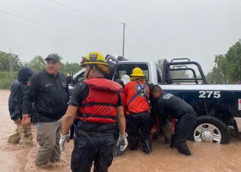 Atiende Gobierno de Sonora afectaciones por el paso de lluvias muy intensas, derivadas del ciclón Lorena