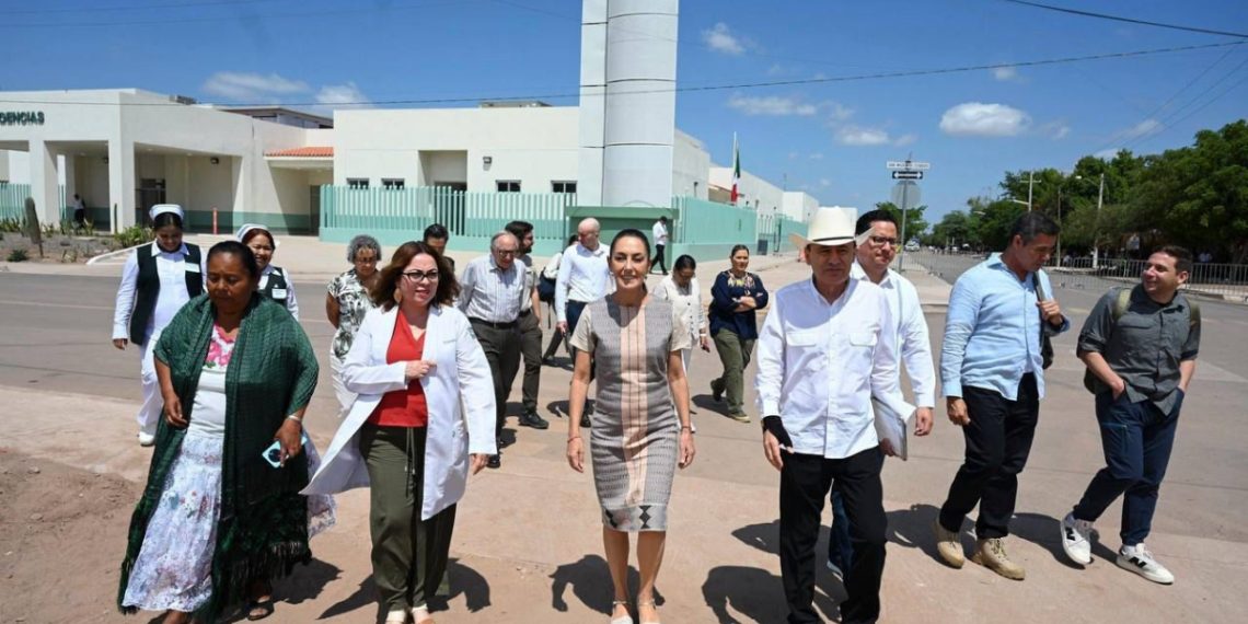 Gobernador Durazo y Presidenta Sheinbaum garantizan a familias sonorenses salud de calidad con infraestructura moderna