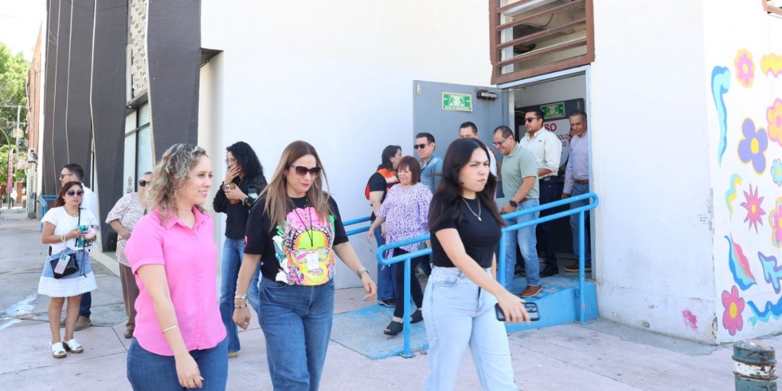 Evacua Gobierno de Sonora a 487 personas del edificio de Isssteson en Simulacro Nacional de Evacuación