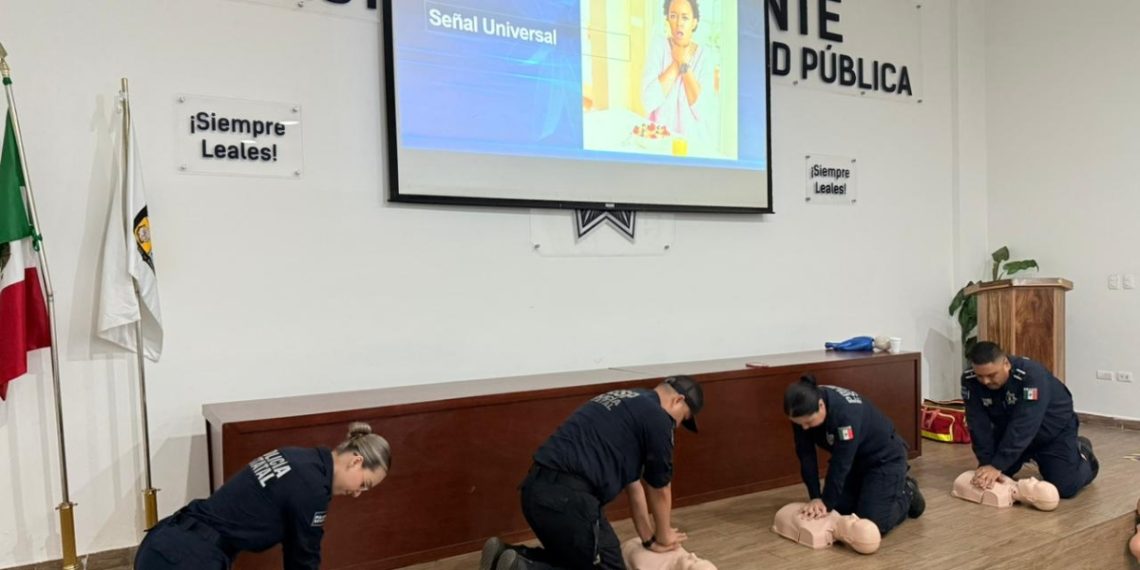 Recibe Policía Estatal del Gobierno de Sonora capacitación para brigadistas