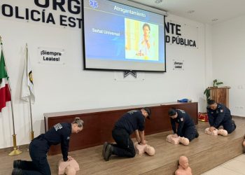 Recibe Policía Estatal del Gobierno de Sonora capacitación para brigadistas