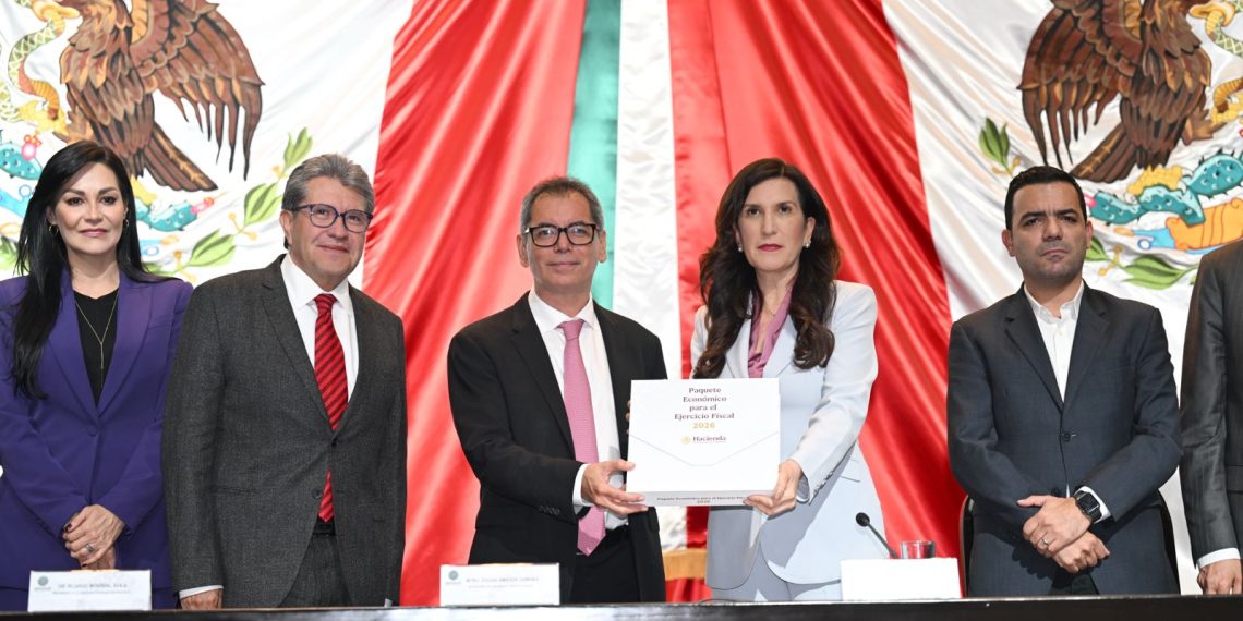 Cámara de Diputados recibió de la SHCP el Paquete Económico 2026