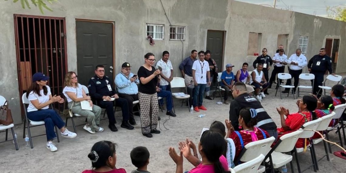 Atiende Gobierno de Sonora a integrantes de la comunidad Triqui y Mixteca del Poblado Miguel Alemán
