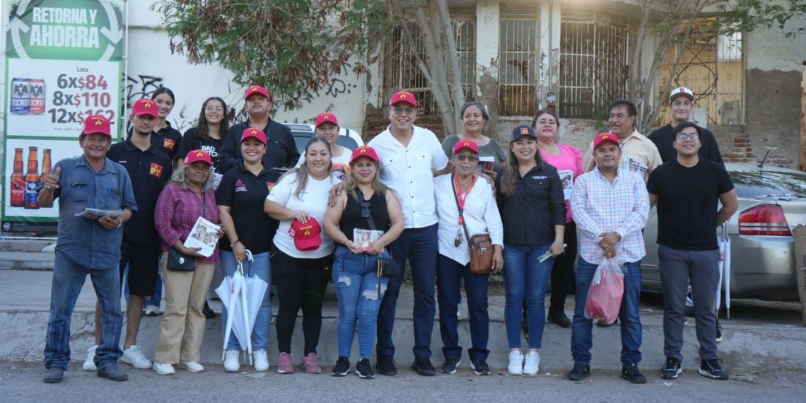 Ramón Flores presente y trabajando fuerte en Guaymas