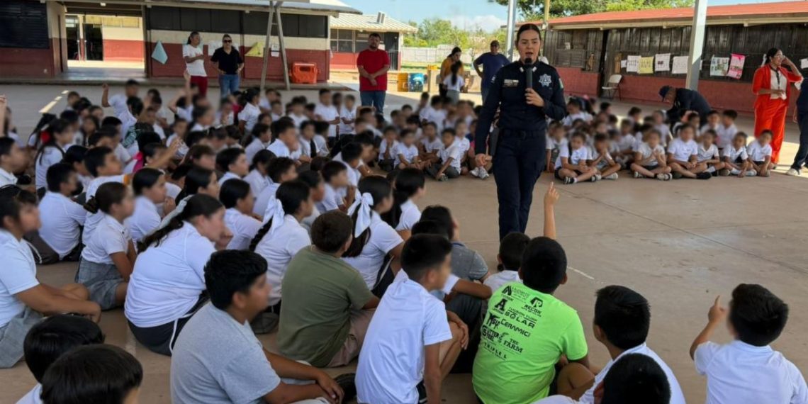 Impulsa Gobierno de Sonora prevención de la violencia con Educando SALVA de la Policía Estatal