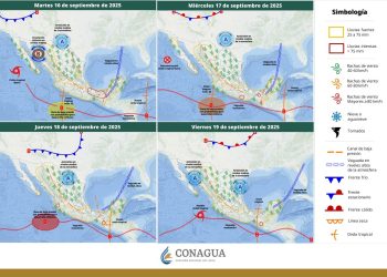 Gobierno de Sonora informa incremento en las probabilidades de lluvias desde hoy y durante la próxima semana