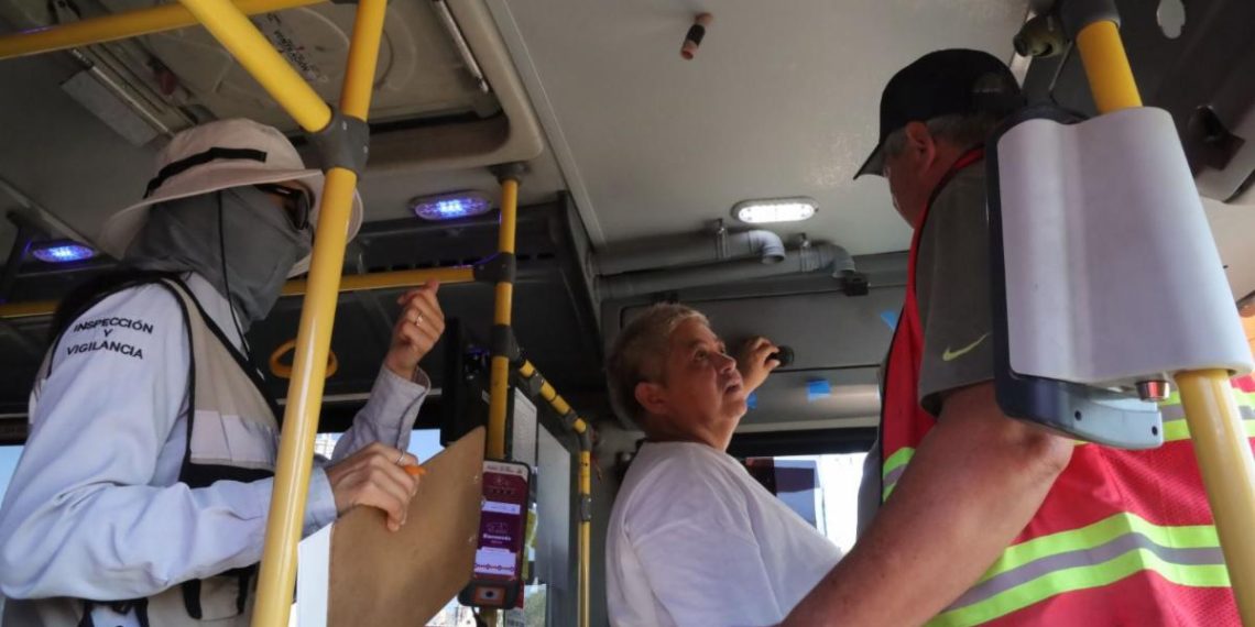 Gobierno de Sonora realiza inspección física-mecánica a unidades de transporte urbano en Hermosillo