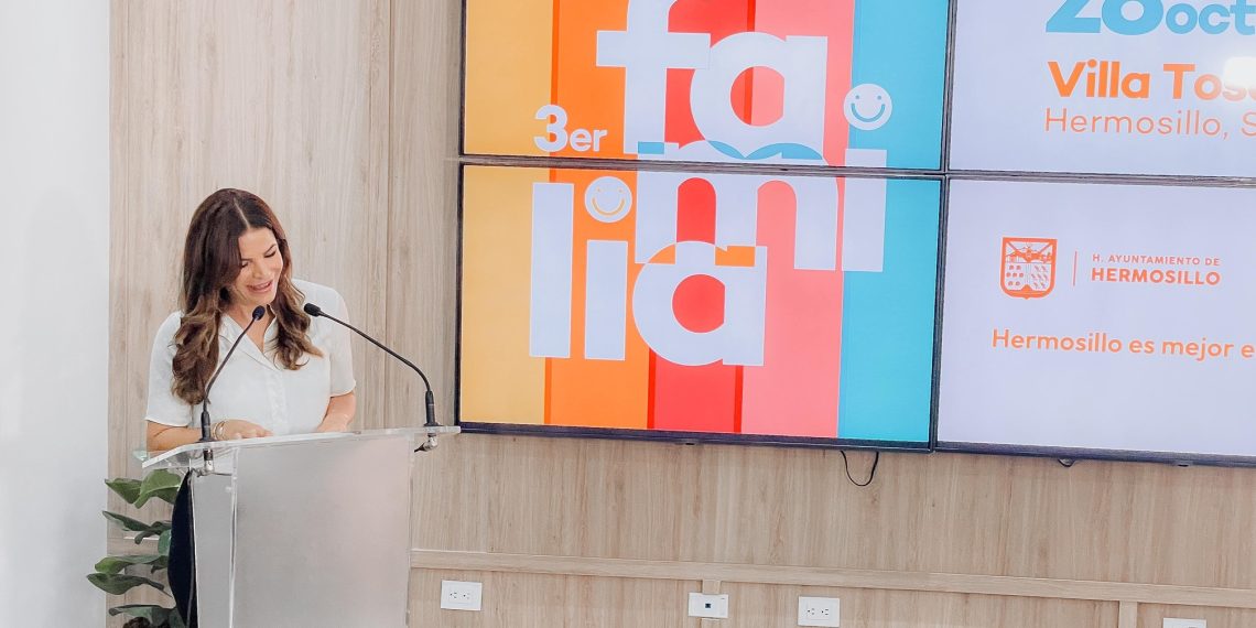 Anuncia Patty Ruibal Tercer Congreso de la Familia en Hermosillo